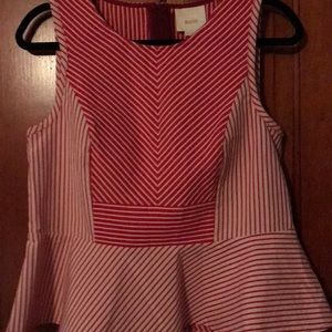 NWT Anthropologie/Maeve brand peplum top.